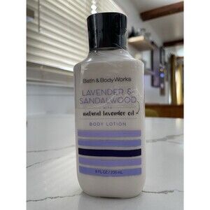 RETIRED Bath & Body Works LAVENDER & SANDALWOOD Lotion 8 oz NEW HTF